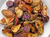 Baked Potatoes and Aubergines Recipe