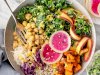 Beetroot Hummus Vegan Buddha Bowl Recipe