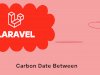 Laravel Carbon Check Current Date Between Two Dates Example