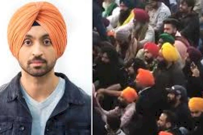Singer- Actor Diljit Dosanjh Joins The Ongoing Farmers Protest At Singhu Border