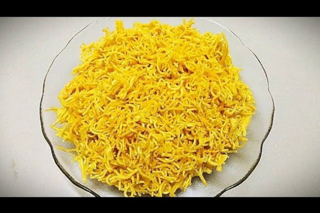 Besan Sev Crispy Jini Sev | How to make Besan Sev in Gujarati