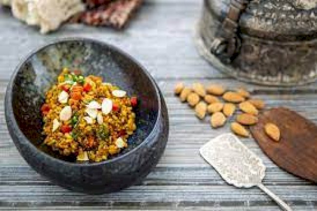 Almond Mix Grain Biryani Recipe
