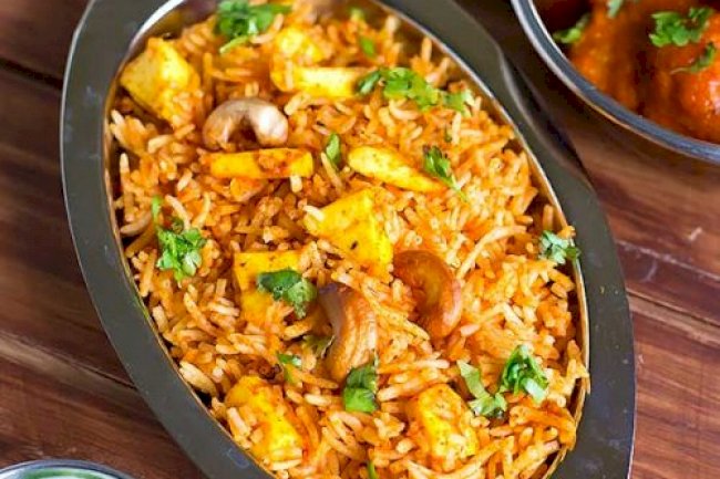 Paneer Biryani Recipe | How to make Paneer Biryani 