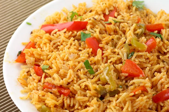 Capsicum Pulao Recipe | How to make Capsicum Pulao