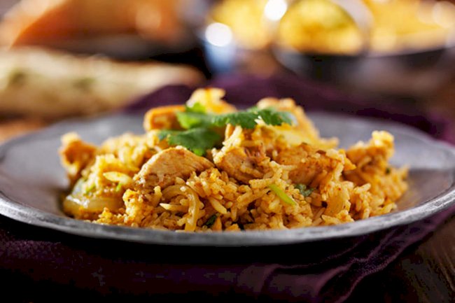 Teekhi Beetroot Biryani Recipe