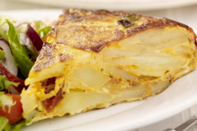 Spanish Omelette Recipe | How to make Spanish Omelette Recipe