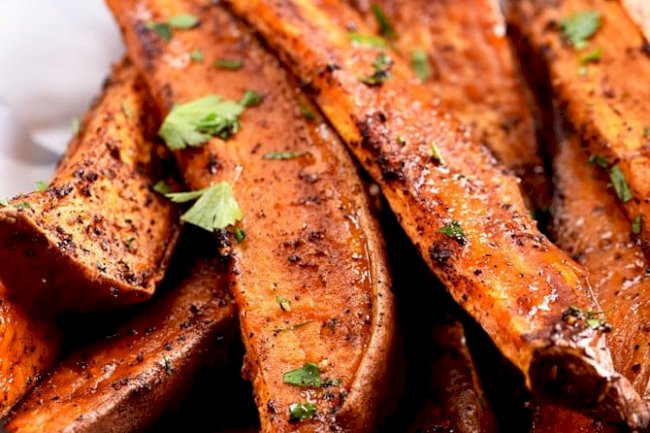 Spiced Sweet Potato Wedges Recipe