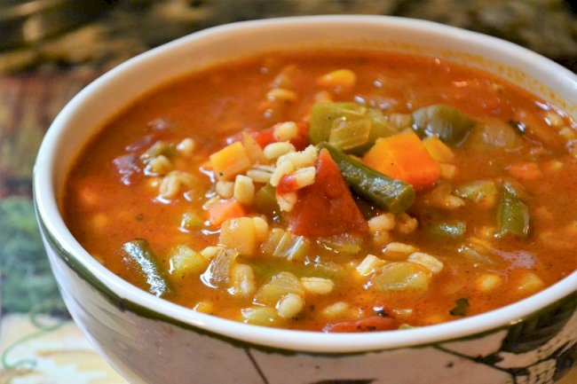 Vegetable Barley Soup Recipe
