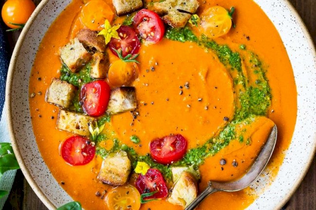 Apple, Tomato and Truffle Soup Recipe