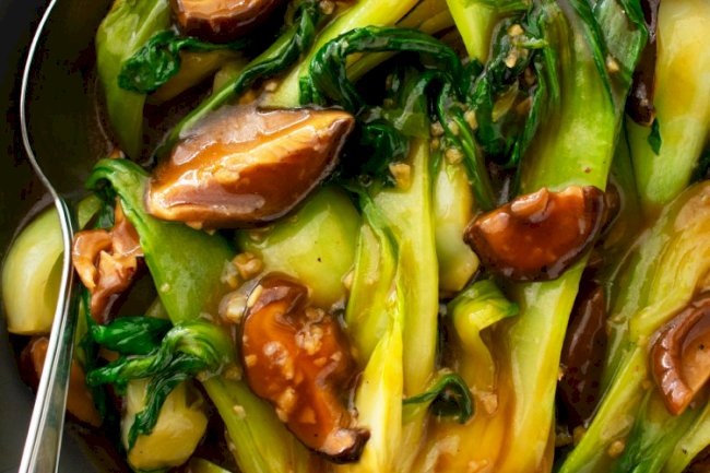 Bok Choy and Mushroom Stir Fry Recipe