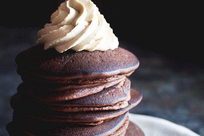 Fluffy Keto Chocolate Pancakes Recipe
