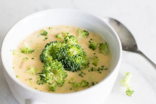 Keto Broccoli Cheddar Soup Recipe