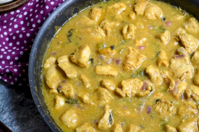 Basil Chicken Coconut Curry Recipe