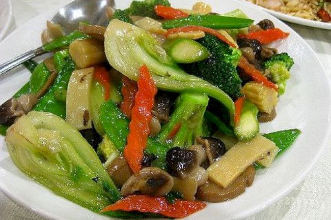 Stir-fried Exotic Oriental Vegetables Recipe