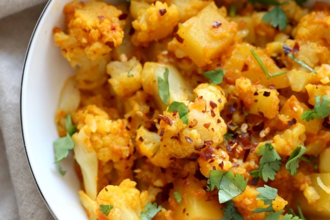 Tadka Potato Cauliflower Recipe
