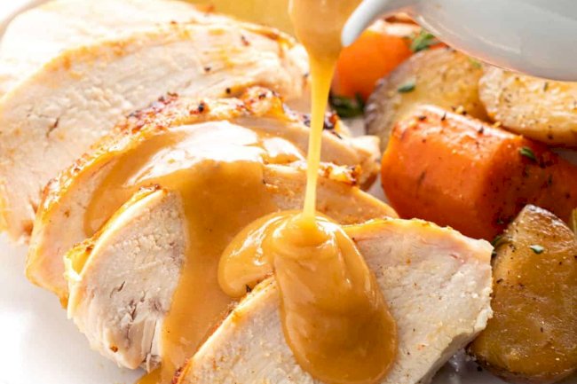 Roasted Turkey with Gravy Recipe