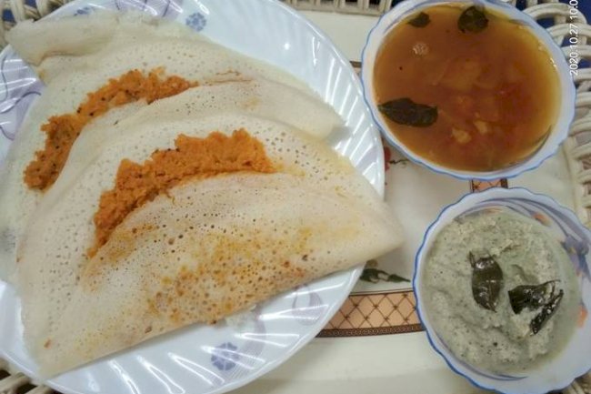 Spicy Carrot Dosa Recipe