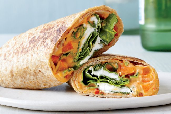 Grilled Hummus wrap Recipe