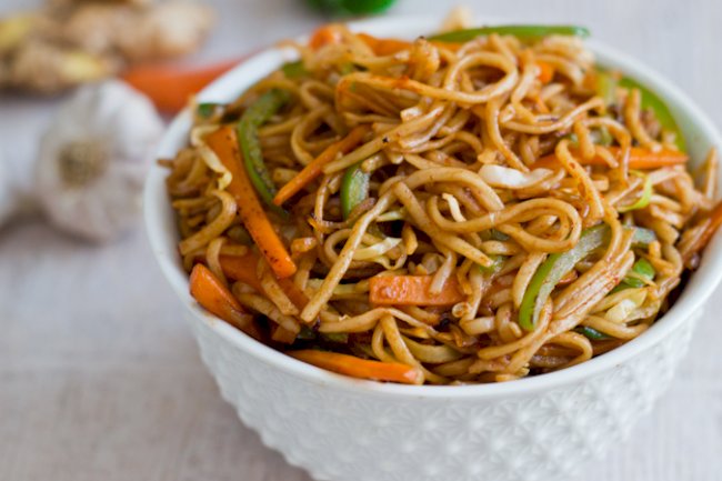 Whole Wheat Hakka Noodles Recipe