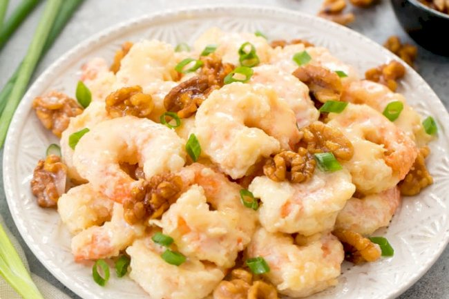 Honey and Walnut Shrimps Recipe