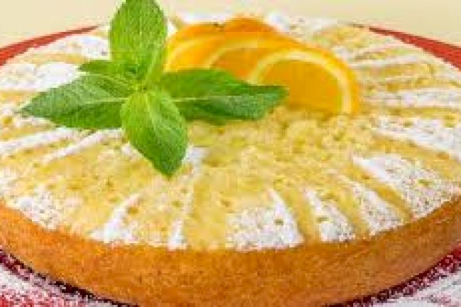 Eggless Orange Cake Recipe