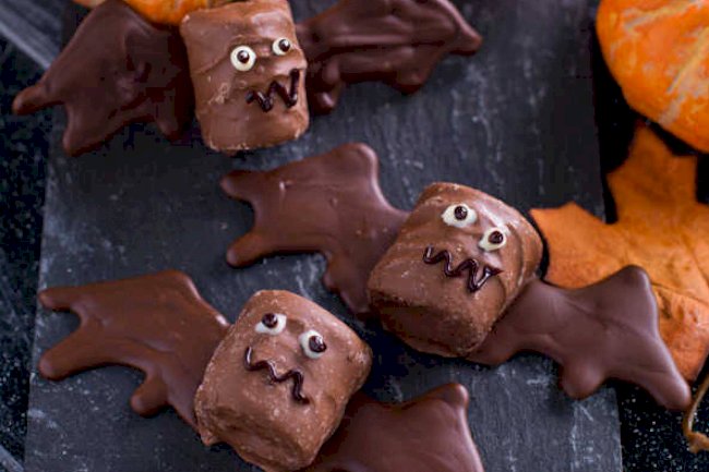 Spooky Energy Bite Bats Recipe