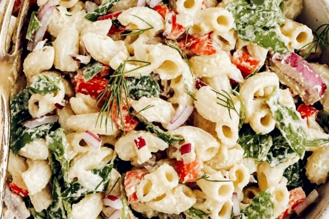 Zero-Oil Pasta Salad Recipe