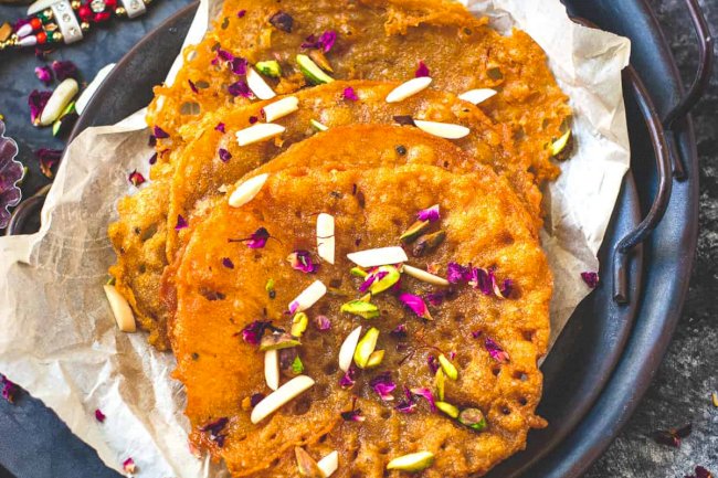 Organic Palm Jaggery Malpua Recipe