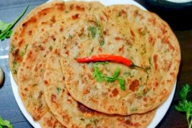 Paratha with liquid dough Recipe