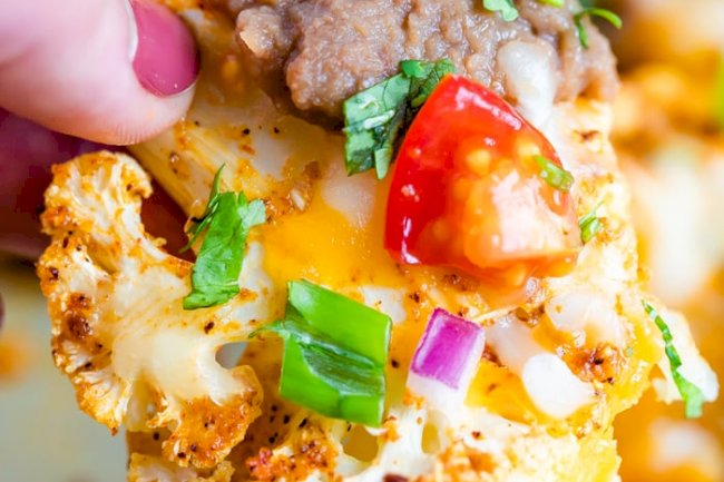 Cheesy Cauliflower Nachos Recipe