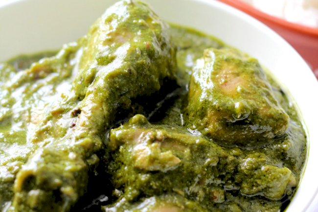 Chicken Hara Bhara Korma Recipe