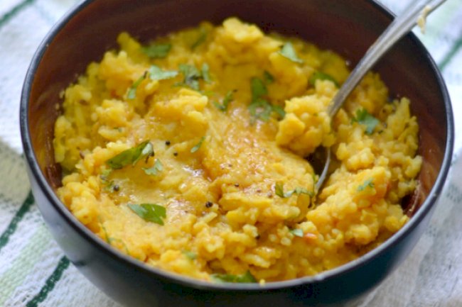 Jain-style Moong Dal Khichdi Recipe