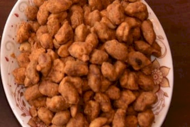 Besan Coated Peanuts Recipe