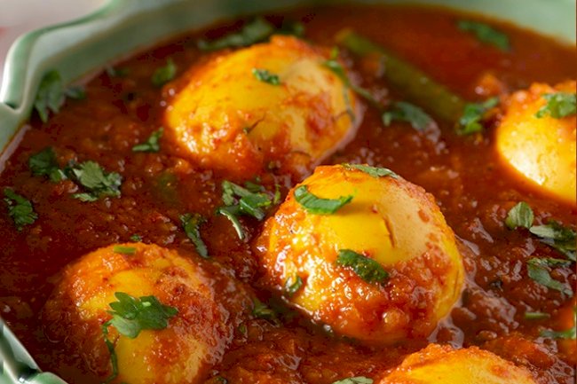 Egg Masala Dry Curry Recipe