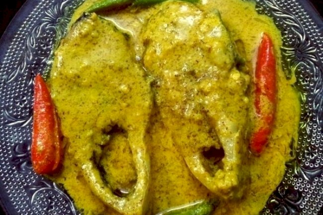 Sorshe Bata Illish Recipe