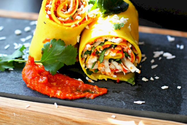 Stuffed Khandvi Recipe