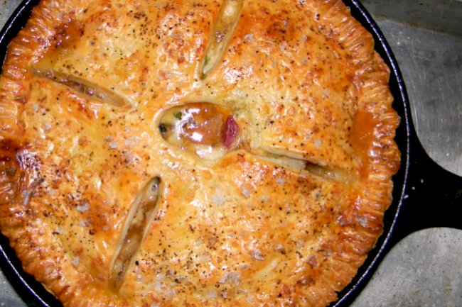 Skillet Chicken Pot Pie Recipe