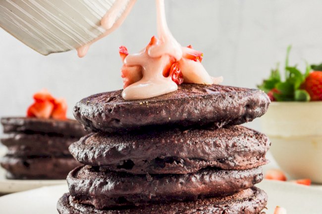 Chocolate Cheese Pancakes Recipe