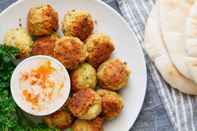 Falafel with Wasabi Mayonnaise Recipe