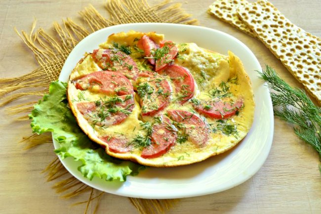 Zucchini Cheese Omelette Recipe