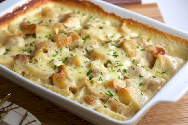 Chicken and Potato Au Gratin Recipe
