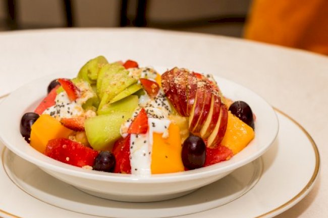 Fruit and Nut Chia Salad Recipe