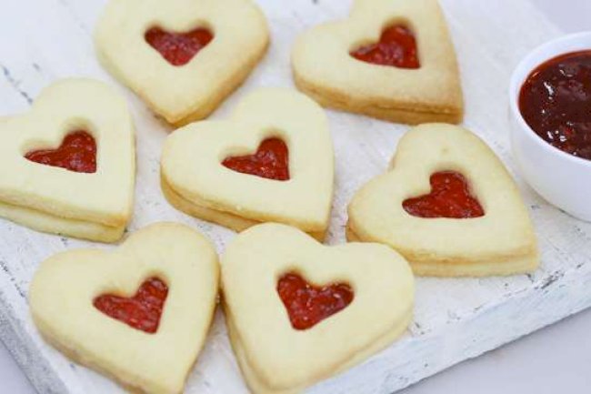 Valentine's Shortbread Cookies Recipe