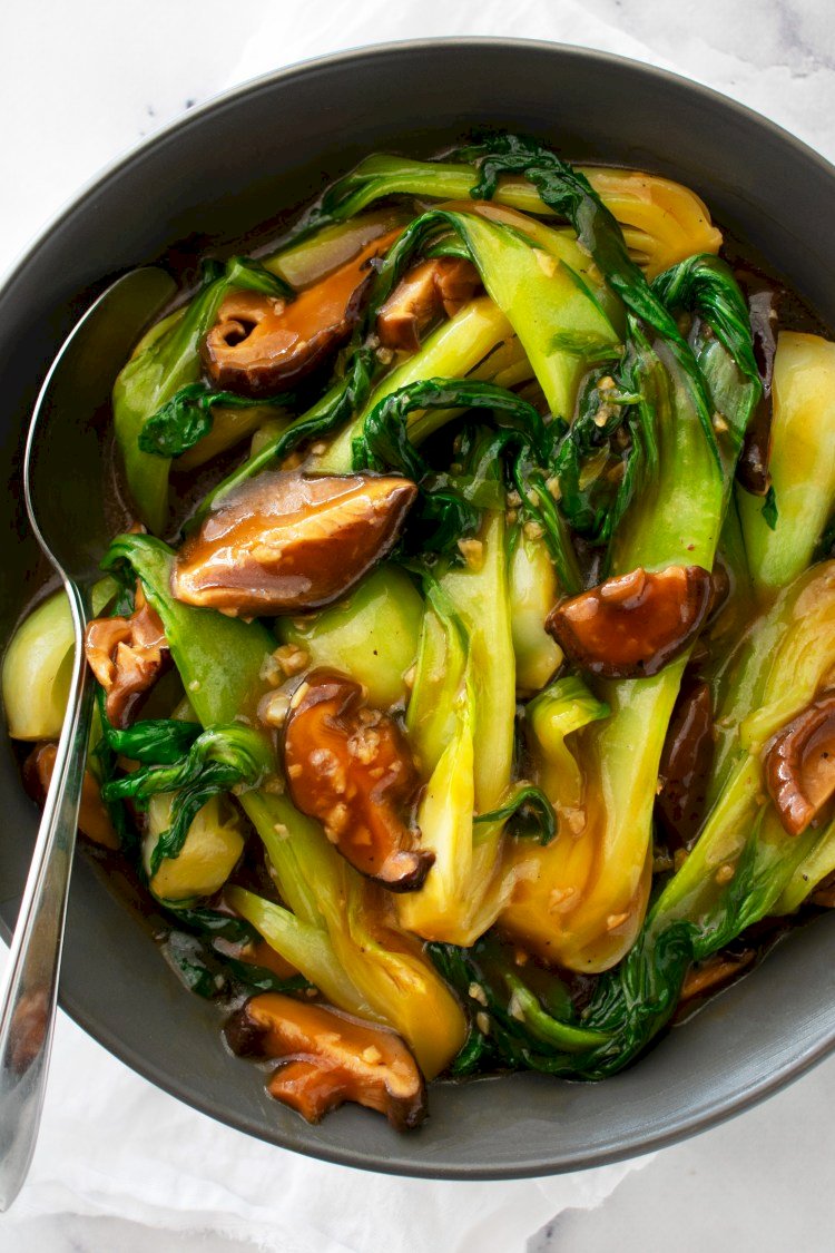 Bok Choy and Mushroom Stir Fry Recipe