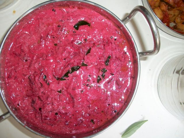 Beetroot Curd Curry Recipe