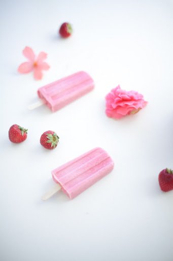 Strawberry Buttermilk Pops Recipe