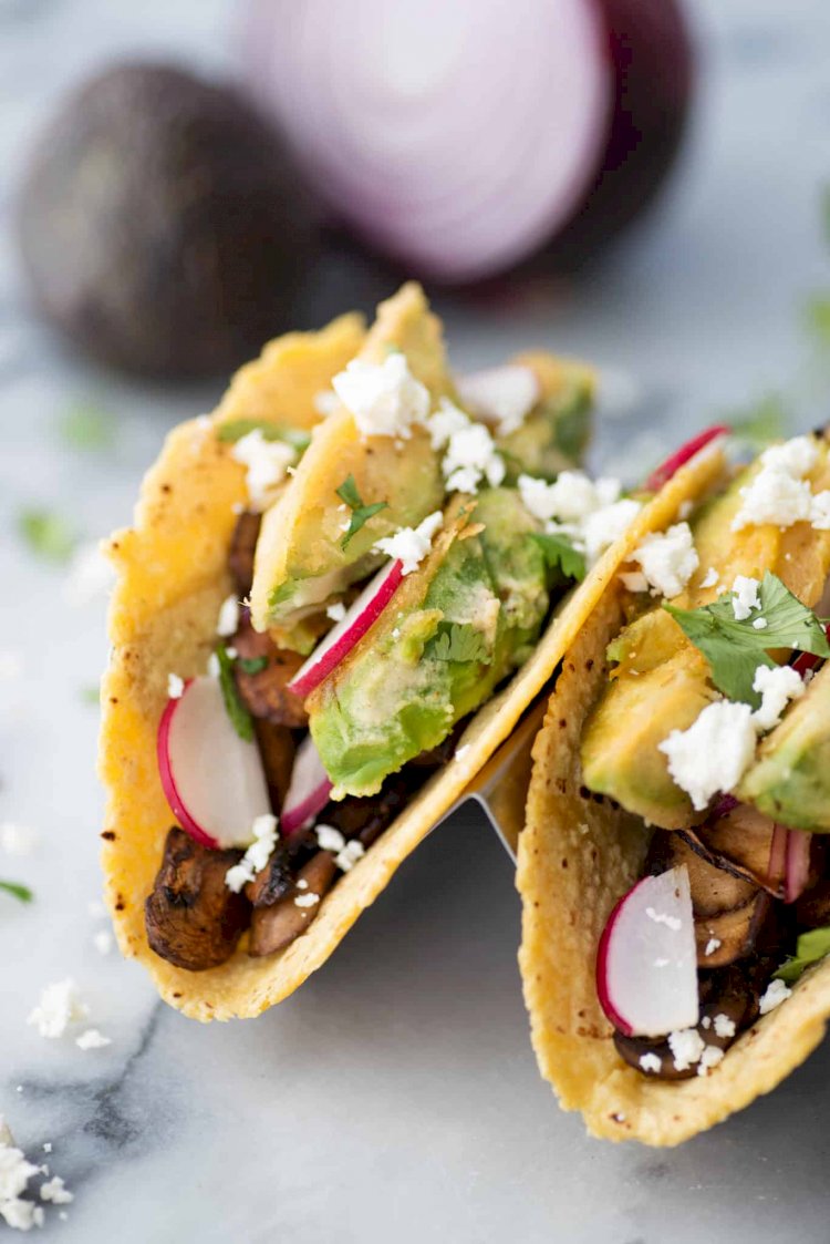 Vegetarian Tacos with Goat Cheese Recipe