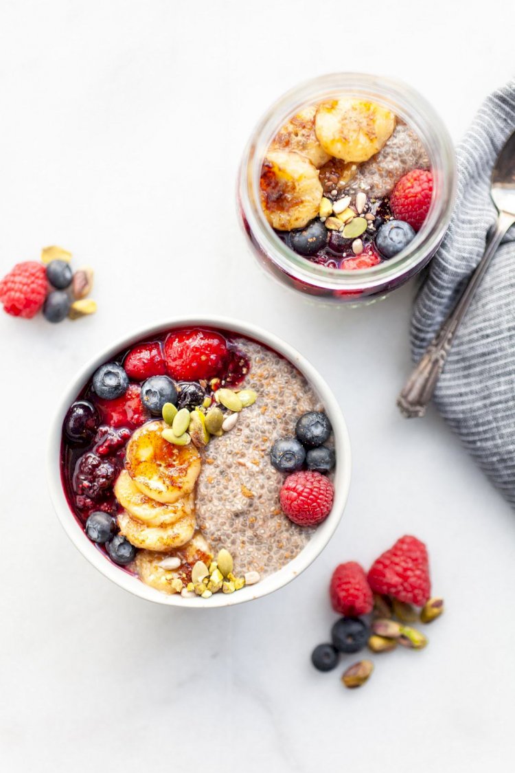 Chia Seed Bowl with Almond Milk Recipe