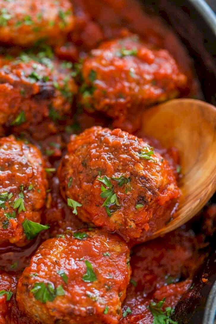 Spicy Meatballs in Marinara Sauce Recipe