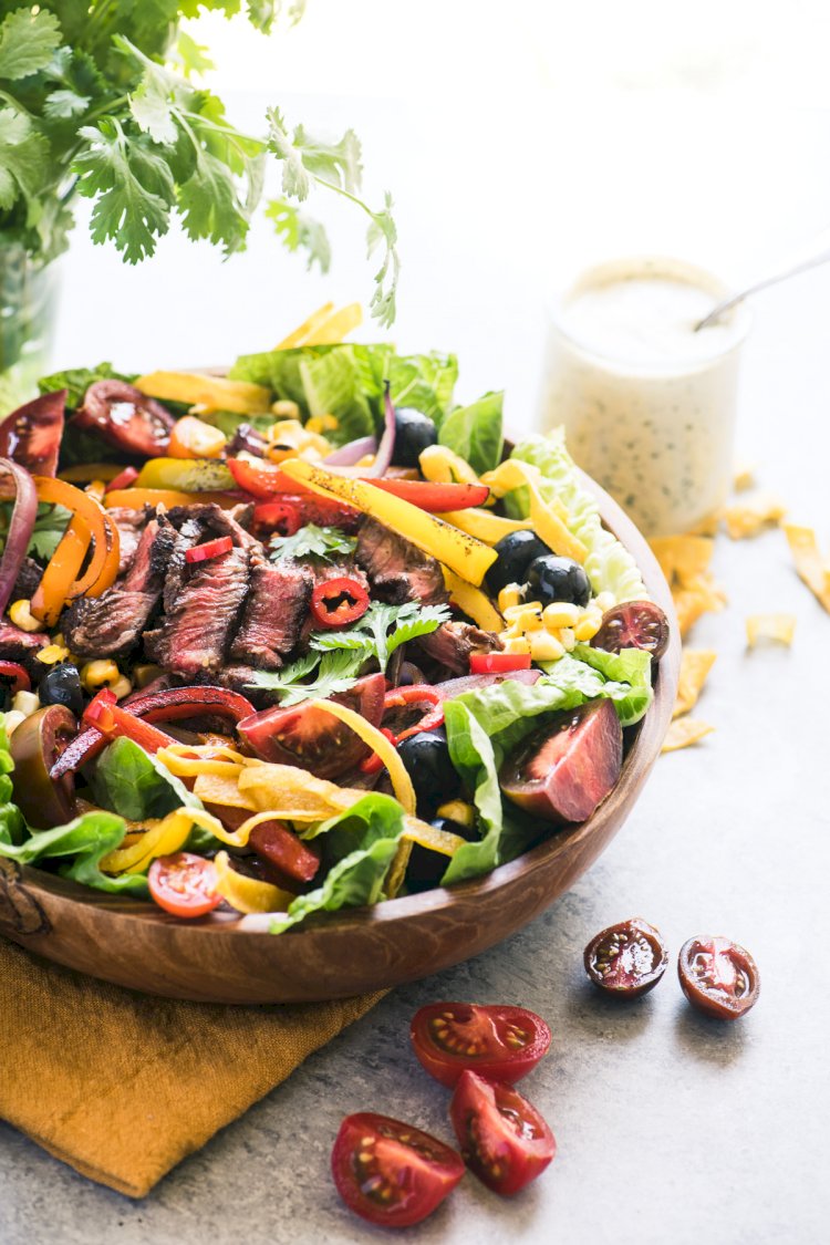 Fajita Steak Salad Recipe